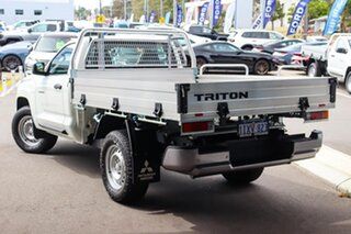 2025 Mitsubishi Triton MV MY25 GLX (4x4) White 6 Speed Automatic Cab Chassis.