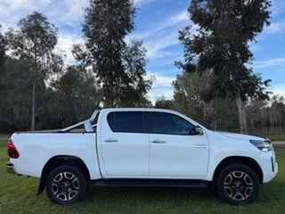 2021 Toyota Hilux GUN126R SR5 Double Cab White 6 Speed Sports Automatic Utility.