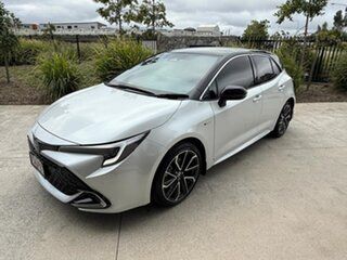 2025 Toyota Corolla ZWE219R ZR E-CVT Hybrid White 1 Speed Constant Variable Hatchback Hybrid.