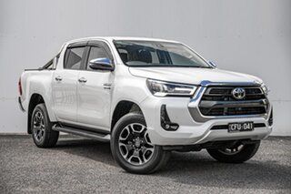 2022 Toyota Hilux GUN126R SR5 Double Cab White 6 Speed Sports Automatic Utility.