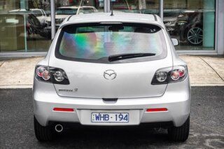 2007 Mazda 3 BK10F2 Maxx Sport Sunlight Silver 5 Speed Manual Hatchback