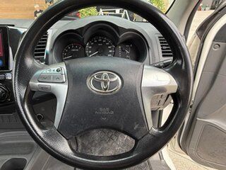 2013 Toyota Hilux TGN16R MY12 Workmate 4x2 White 4 Speed Automatic Cab Chassis