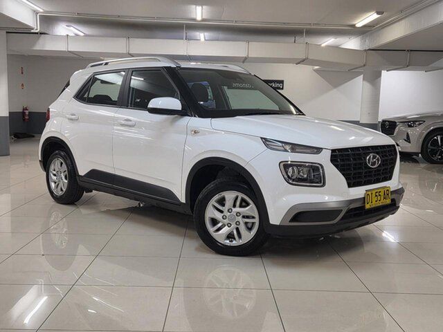 Used Hyundai Venue QX.V5 MY23 Waitara, 2023 Hyundai Venue QX.V5 MY23 White 6 Speed Automatic Wagon