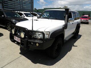 2013 Nissan Patrol Y61 GU 9 ST White 4 Speed Automatic Wagon
