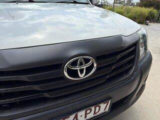 2013 Toyota Hilux TGN16R MY12 Workmate 4x2 White 4 Speed Automatic Cab Chassis