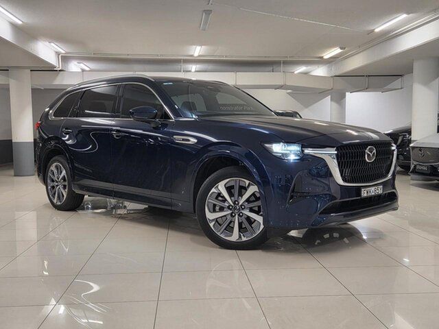 Used Mazda CX-80 KL D50e Skyactiv-Drive i-ACTIV AWD Azami Waitara, 2025 Mazda CX-80 KL D50e Skyactiv-Drive i-ACTIV AWD Azami Blue 8 Speed Sports Automatic Wagon