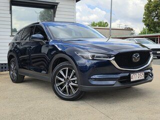 2021 Mazda CX-5 KF4WLA GT SKYACTIV-Drive i-ACTIV AWD Blue 6 Speed Sports Automatic Wagon.
