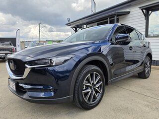 2021 Mazda CX-5 KF4WLA GT SKYACTIV-Drive i-ACTIV AWD Blue 6 Speed Sports Automatic Wagon