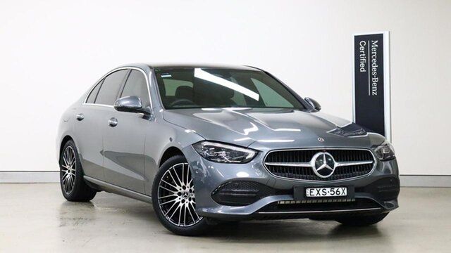 Certified Pre-Owned Mercedes-Benz C-Class W206 803+053MY C200 9G-Tronic Rushcutters Bay, 2023 Mercedes-Benz C-Class W206 803+053MY C200 9G-Tronic Grey 9 Speed Sports Automatic Sedan