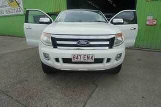 2015 Ford Ranger PX XLT Super Cab White 6 Speed Manual Utility