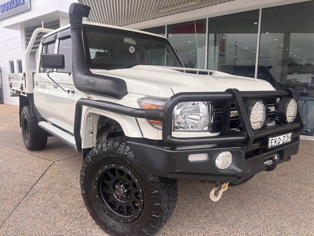 Used Toyota Landcruiser South Grafton, LC Military GXL 4.5L T Diesel Manual Dual Cab Chassis