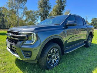 2023 Ford Ranger PY 2024.00MY Wildtrak Grey 10 Speed Sports Automatic Dual Cab