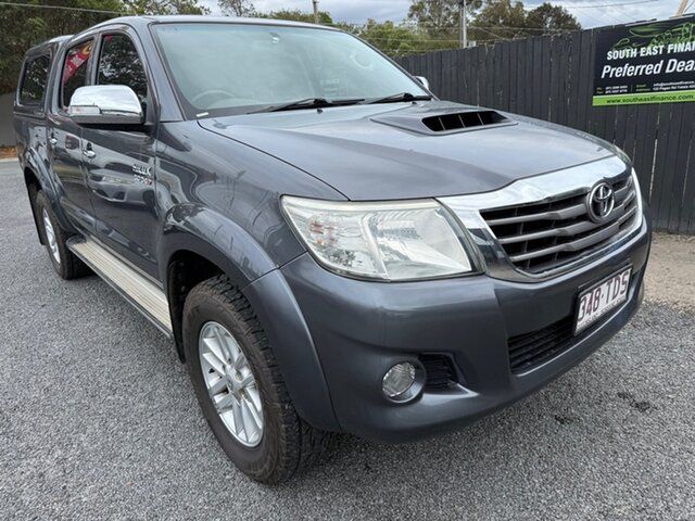 Used Toyota Hilux KUN26R SR5 (4x4) Slacks Creek, 2013 Toyota Hilux KUN26R SR5 (4x4) Grey 4 Speed Automatic Dual Cab