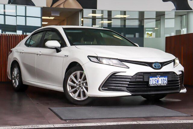 Used Toyota Camry Axvh70R Ascent Osborne Park, 2023 Toyota Camry Axvh70R Ascent White 6 Speed Constant Variable Sedan Hybrid