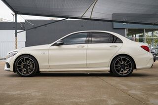 2018 Mercedes-Benz C-Class W205 808MY C43 AMG 9G-Tronic 4MATIC White 9 Speed Sports Automatic Sedan.