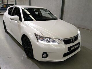 2013 Lexus CT ZWA10R MY13 CT200h Prestige White 1 Speed Constant Variable Hatchback Hybrid.