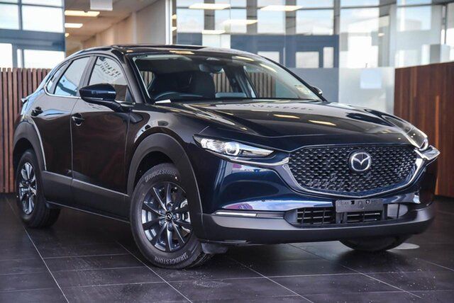 Demo Mazda CX-30 DM2W7A G20 SKYACTIV-Drive Pure Osborne Park, 2026 Mazda CX-30 DM2W7A G20 SKYACTIV-Drive Pure Deep Crystal Blue 6 Speed Sports Automatic Wagon