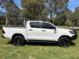 2021 Toyota Hilux GUN126R SR Double Cab White 6 Speed Sports Automatic Utility