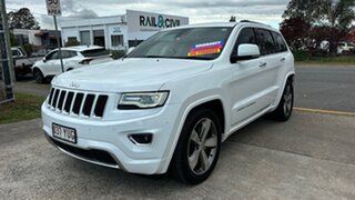 2014 Jeep Grand Cherokee WK MY14 Overland (4x4) White 8 Speed Automatic Wagon.