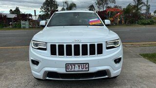 2014 Jeep Grand Cherokee WK MY14 Overland (4x4) White 8 Speed Automatic Wagon.