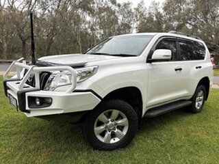 2016 Toyota Landcruiser Prado GDJ150R GXL White 6 Speed Sports Automatic Wagon.