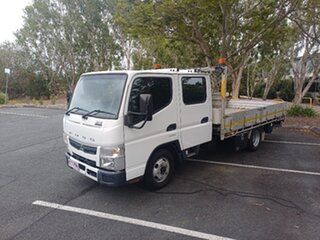 2019 Mitsubishi Fuso Canter FE 515 4.5 MWB White Dual Cab Chassis 3.0l 4x2
