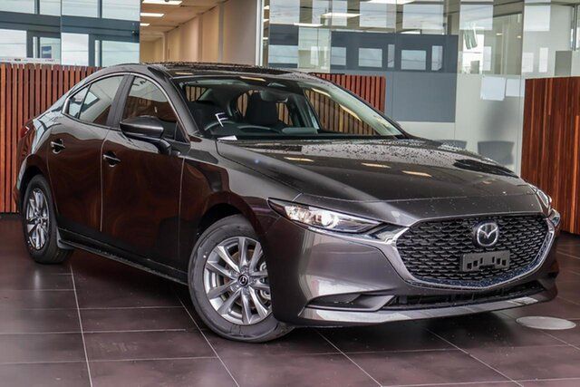 New Mazda 3 BP2S7A G20 SKYACTIV-Drive Pure Osborne Park, 2026 Mazda 3 BP2S7A G20 SKYACTIV-Drive Pure Machine Grey 6 Speed Sports Automatic Sedan