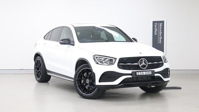 Certified Pre-Owned Mercedes-Benz GLC-Class C253 802MY GLC300 Coupe 9G-Tronic 4MATIC Rushcutters Bay, 2022 Mercedes-Benz GLC-Class C253 802MY GLC300 Coupe 9G-Tronic 4MATIC White 9 Speed Sports Automatic