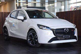 2025 Mazda 2 DJ2HAA G15 SKYACTIV-Drive GT Snowflake White Pearl 6 Speed Sports Automatic Hatchback.