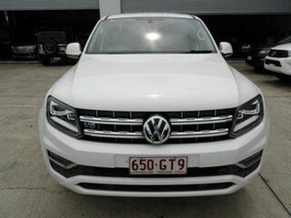 2018 Volkswagen Amarok 2H MY18 TDI550 4MOTION Perm Highline White 8 Speed Automatic Utility.