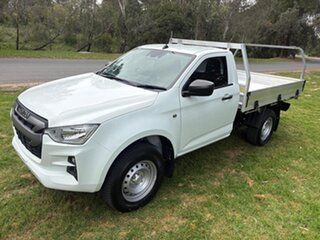 2021 Isuzu D-MAX RG MY21 SX 4x2 High Ride White 6 Speed Sports Automatic Cab Chassis