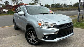 2017 Mitsubishi ASX XC MY17 LS (2WD) Silver Continuous Variable Wagon.