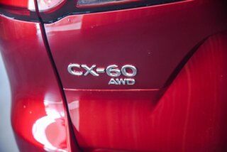 2025 Mazda CX-60 KH0HE D50e Skyactiv-Drive i-ACTIV AWD Azami Soul Red Crystal 8 Speed