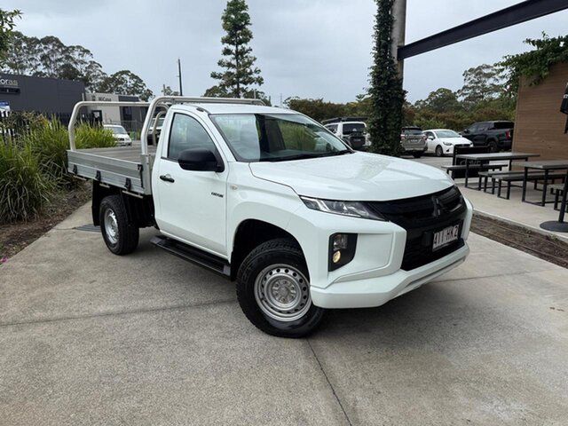 Used Mitsubishi Triton MR MY23 GLX 4x2 Cooroy, 2023 Mitsubishi Triton MR MY23 GLX 4x2 White 6 Speed Sports Automatic Cab Chassis