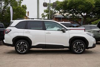 2025 Subaru Forester S5 MY24 2.5i CVT AWD White 7 Speed Constant Variable Wagon.