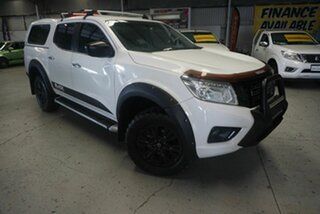2018 Nissan Navara D23 S3 ST Black Edition White 7 Speed Sports Automatic Utility.