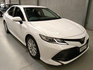 2019 Toyota Camry ASV70R Ascent White 6 Speed Sports Automatic Sedan.