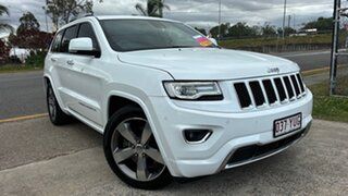 2014 Jeep Grand Cherokee WK MY14 Overland (4x4) White 8 Speed Automatic Wagon.