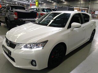 2013 Lexus CT ZWA10R MY13 CT200h Prestige White 1 Speed Constant Variable Hatchback Hybrid
