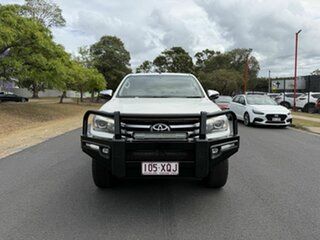 2017 Toyota Hilux GUN126R SR5 Double Cab White 6 Speed Sports Automatic Utility.