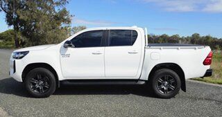 2024 Toyota Hilux GUN126R SR Double Cab White 6 Speed Sports Automatic Utility