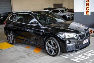 2017 BMW X1 F48 xDrive25i Steptronic AWD Black 8 Speed Sports Automatic Wagon.