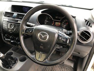 2017 Mazda BT-50 UR0YG1 XT 4x2 Hi-Rider White 6 Speed Manual Cab Chassis