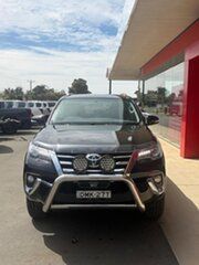 2015 Toyota Fortuner GUN156R Crusade Black 6 Speed Automatic Wagon.