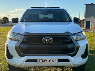 2021 Toyota Hilux GUN136R SR Double Cab 4x2 Hi-Rider White 6 Speed Sports Automatic Utility.