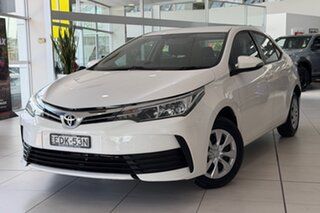 2019 Toyota Corolla ZRE172R MY17 Ascent White 7 Speed CVT Auto Sequential Sedan.