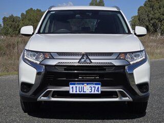 2019 Mitsubishi Outlander ZL MY20 ES 2WD White 6 Speed Constant Variable Wagon.