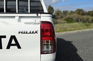2024 Toyota Hilux GUN126R SR Double Cab White 6 Speed Sports Automatic Utility