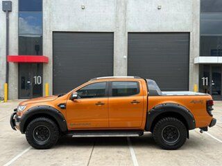 2017 Ford Ranger PX MkII 2018.00MY Wildtrak Double Cab Orange 6 Speed Sports Automatic Double Cab