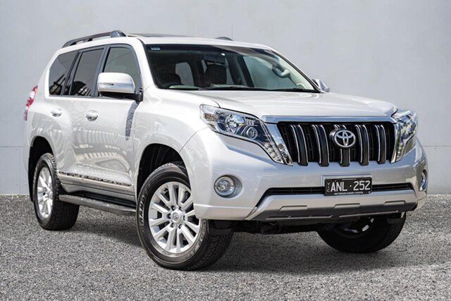 Used Toyota Landcruiser Prado GDJ150R Altitude Keysborough, 2017 Toyota Landcruiser Prado GDJ150R Altitude Silver 6 Speed Sports Automatic Wagon